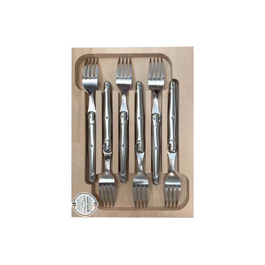 Andre Verdier Laguiole Debutant Table Fork Set of 6 Stainless Steel The Homestore Auckland