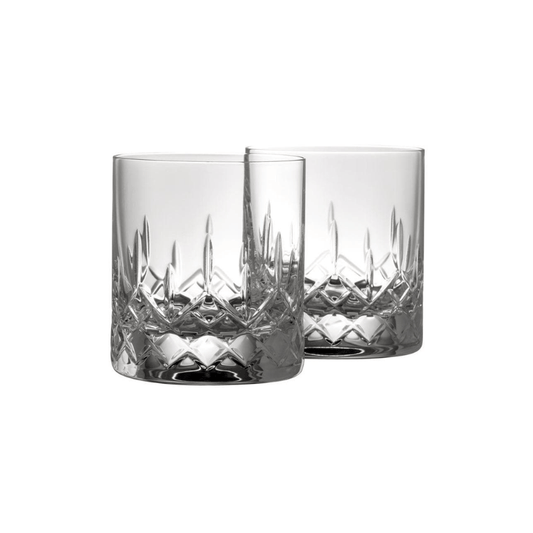 Galway Crystal Longford Double Old Fashion Pair The Homestore Auckland