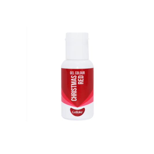 GoBake Gel Colour Christmas Red 21g The Homestore Auckland