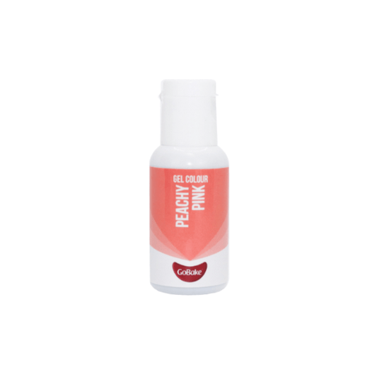 GoBake Gel Colour Peachy Pink 21g The Homestore Auckland