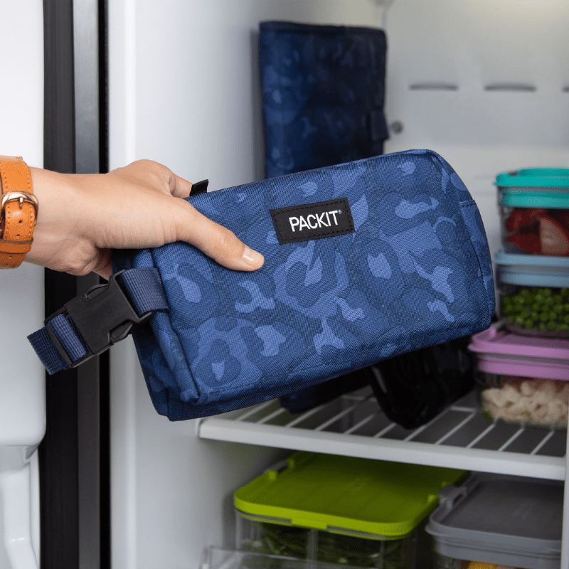 PackIt Freezable Snack Box Navy The Homestore Auckland