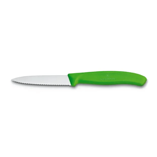 Victorinox Swiss Classic Paring Knife Serrated 8cm Green The Homestore Auckland