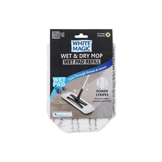 White Magic Wet & Dry Mop Wet Pad Refill The Homestore Auckland