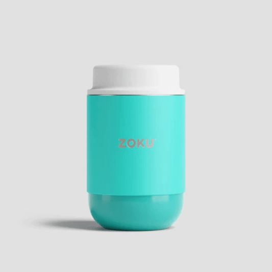 ZOKU Neat Stack Food Jar 465ml Teal The Homestore Auckland