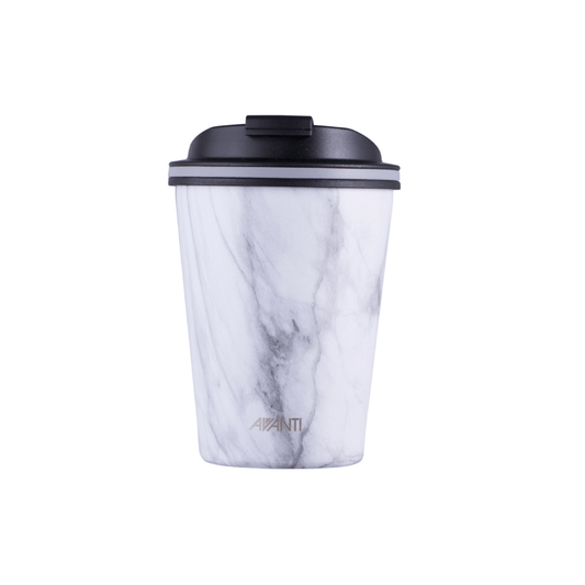 Avanti GoCup Double Wall Insulated Cup 236ml White Marble The Homestore Auckland