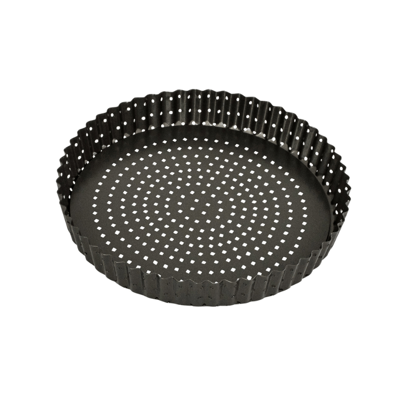 Bakemaster Non-Stick Perfect Crust Loose Base Quiche Pan 25cm The Homestore Auckland