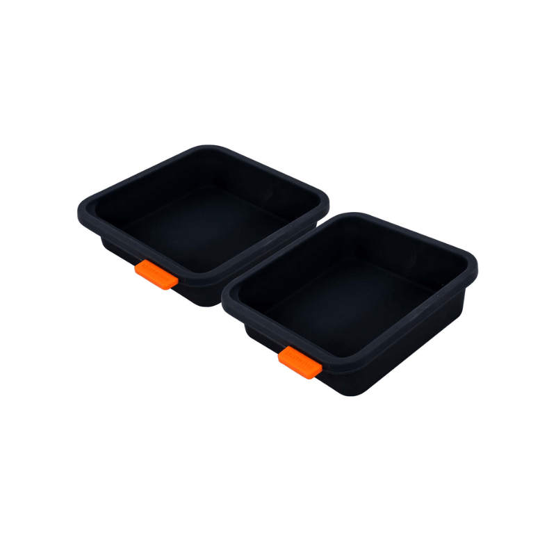 Bakemaster Reinforced Silicone Divider Trays 13cm x 13cm 2-Pack The Homestore Auckland