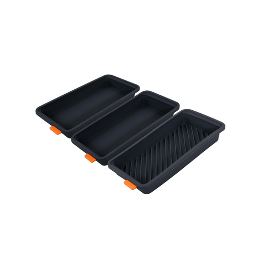 Bakemaster Reinforced Silicone Divider Trays 28cm x 13cm 3-Pack The Homestore Auckland