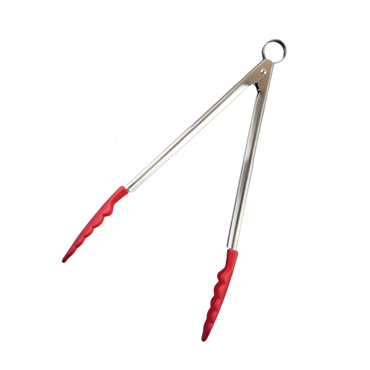 Cuisipro Silicone Locking Tongs 30.5cm Red The Homestore Auckland