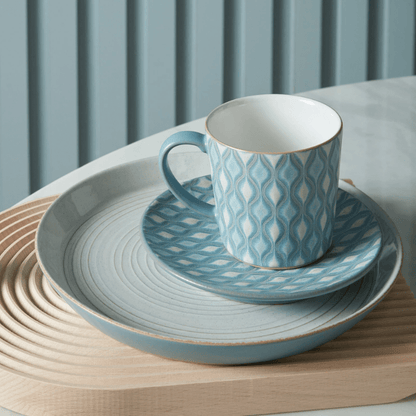 Denby Impression Hourglass Blue Mug 400ml The Homestore Auckland