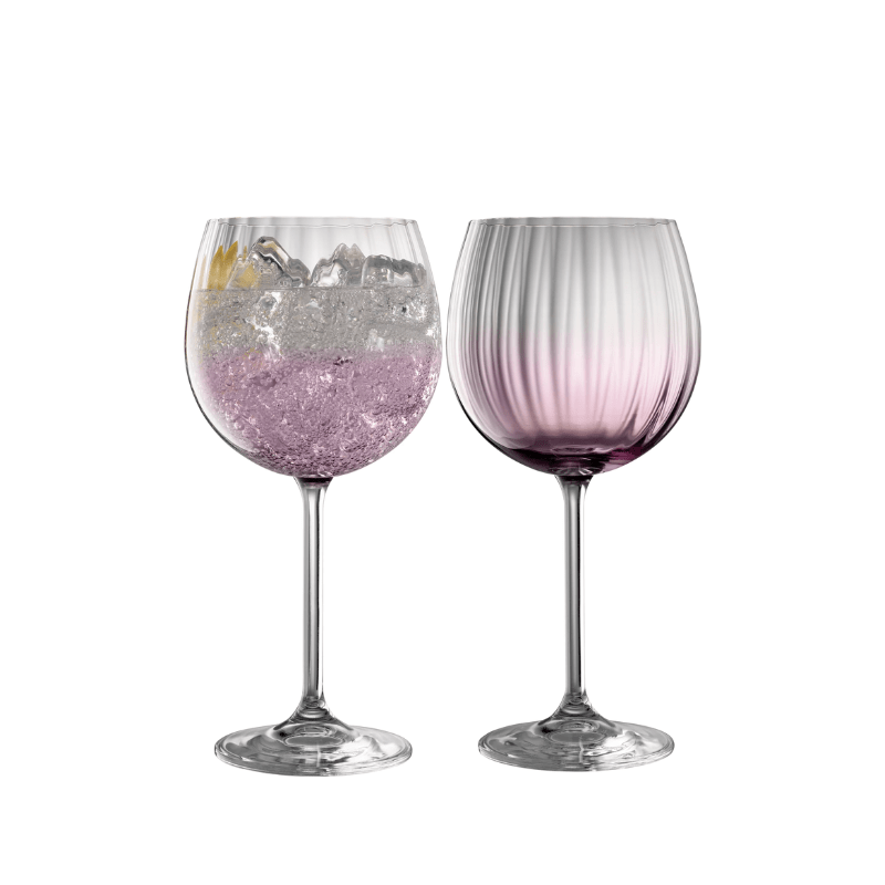 Galway Crystal Erne Gin & Tonic Pair Amethyst The Homestore Auckland