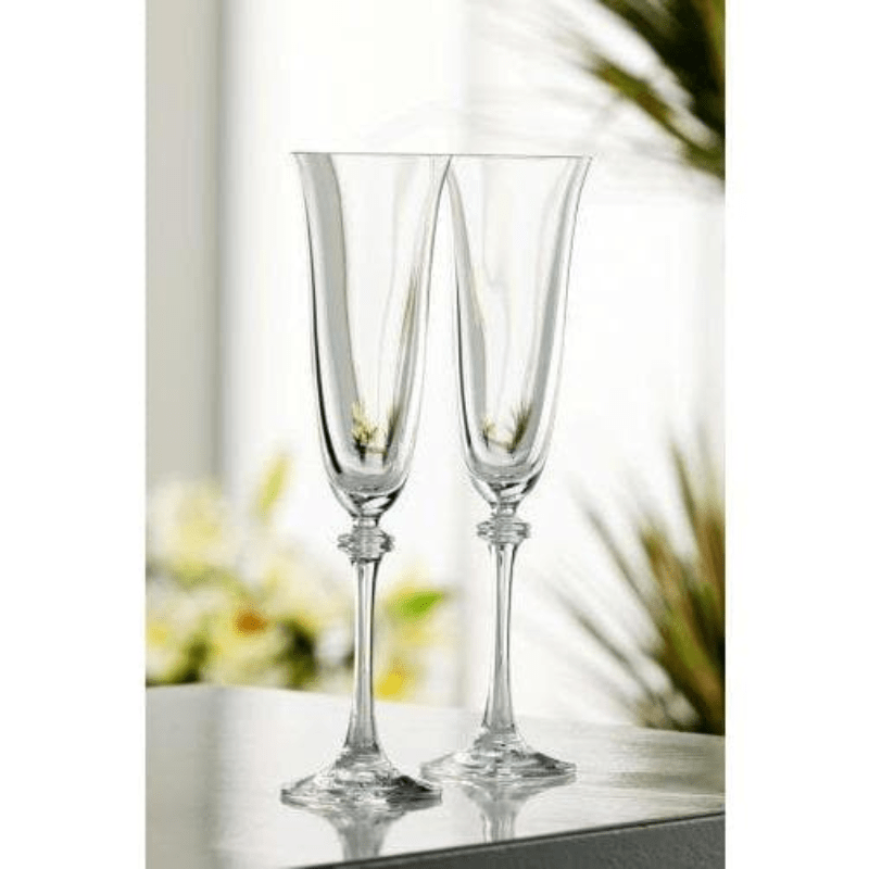 Galway Crystal Liberty Flute Glass Pair The Homestore Auckland