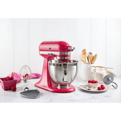 KitchenAid 4.8L Artisan Stand Mixer KSM195 Hibiscus - 2023 Colour of the Year The Homestore Auckland