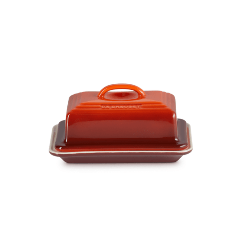 Le Creuset Stoneware Butter Dish Cayenne The Homestore Auckland