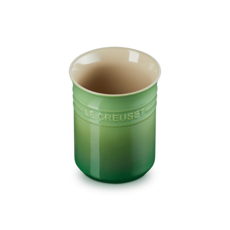 Le Creuset Stoneware Small Utensil Jar Bamboo Green The Homestore Auckland