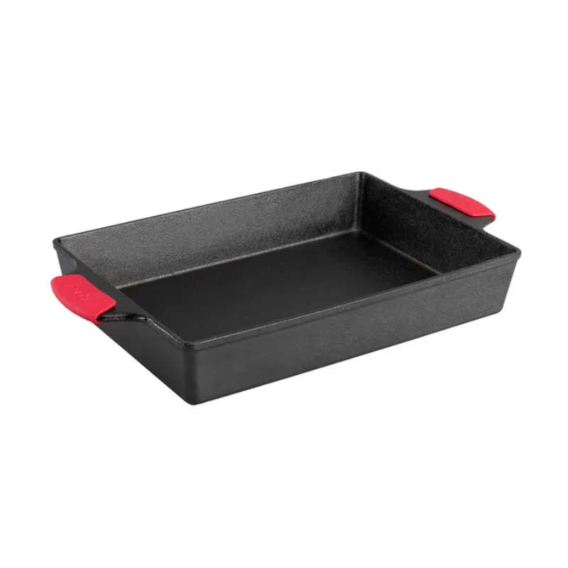 Lodge Cast Iron Roasting Dish 33cm with Silicone Grips The Homestore Auckland