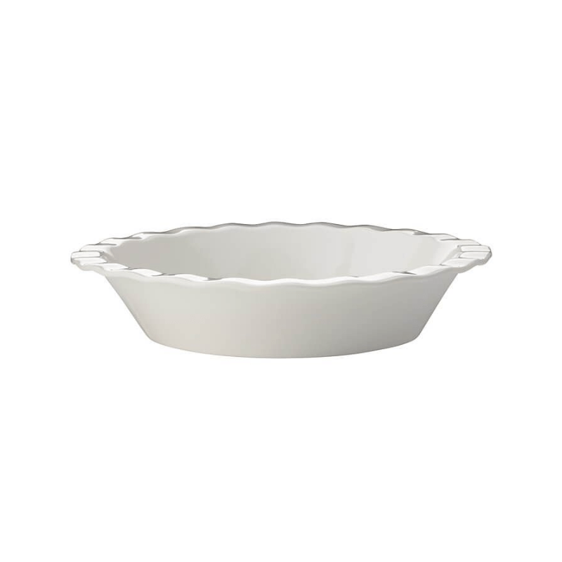 Maxwell & Williams Epicurious Fluted Pie Dish 25cm x 5cm White The Homestore Auckland