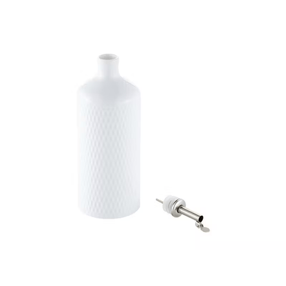 Maxwell & Williams White Basics Diamonds Oil Bottle with Stainless Steel Pourer 500ml The Homestore Auckland