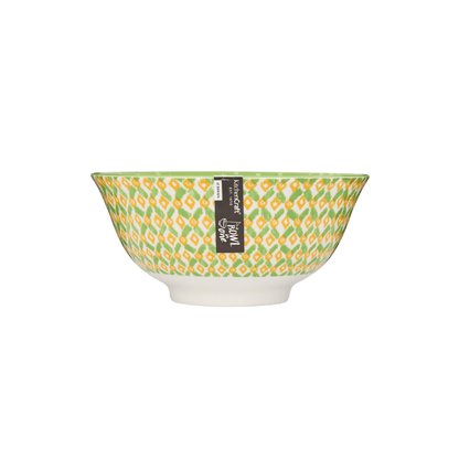Mikasa Does it All Bowl 15.7cm Geometric Green The Homestore Auckland