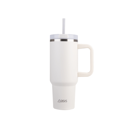 Oasis Commuter Travel Tumbler 1200ml Alabaster The Homestore Auckland