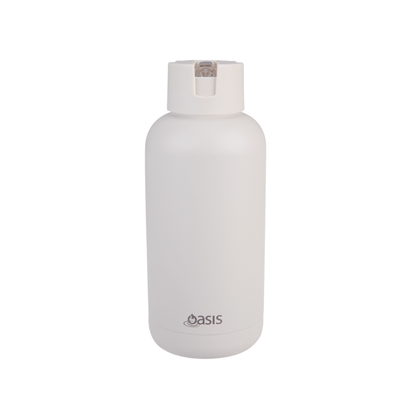 Oasis Moda Ceramic Reusable Bottle 1500ml Alabaster The Homestore Auckland