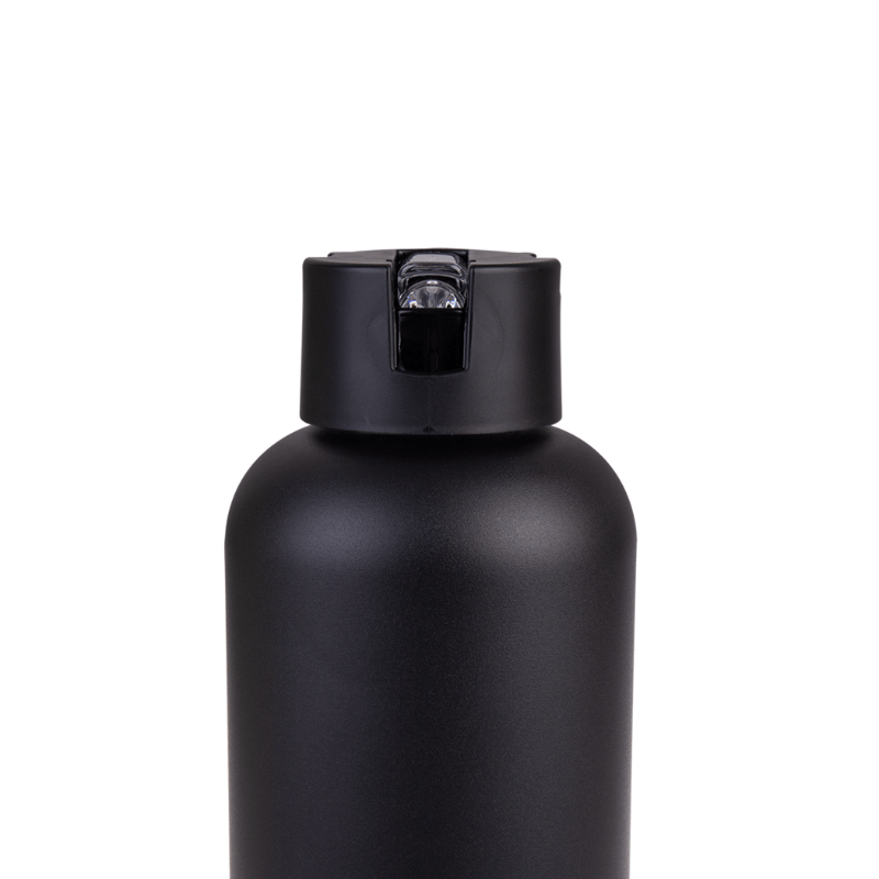 Oasis Moda Ceramic Reusable Bottle 1500ml Black The Homestore Auckland