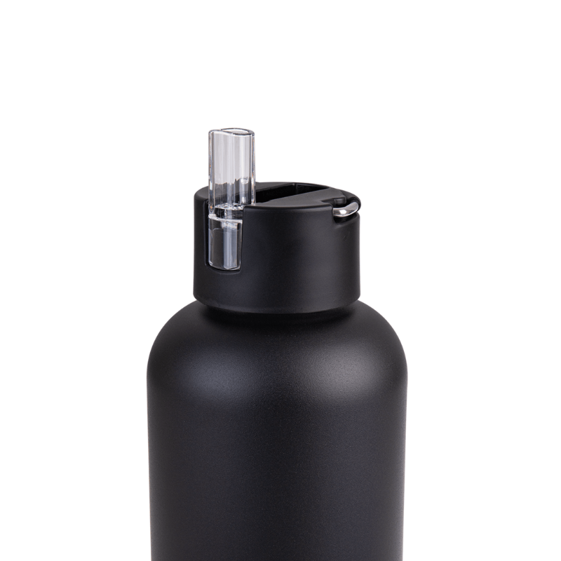 Oasis Moda Ceramic Reusable Bottle 1500ml Black The Homestore Auckland