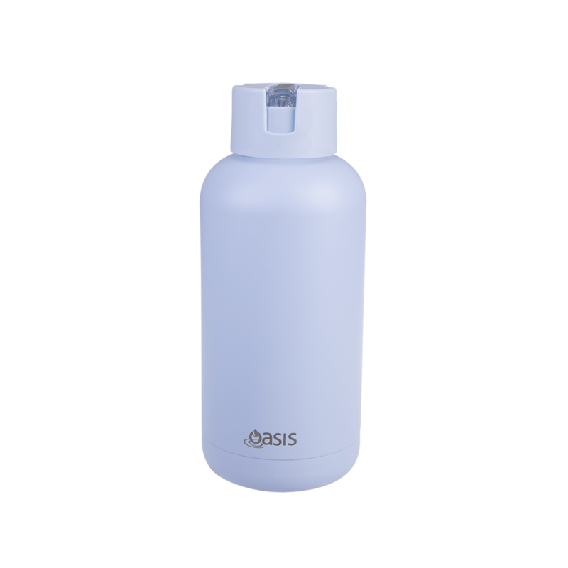 Oasis Moda Ceramic Reusable Bottle 1500ml Periwinkle The Homestore Auckland