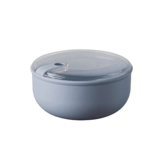 Omada Pull Box Round Container Periwinkle 1.8L The Homestore Auckland