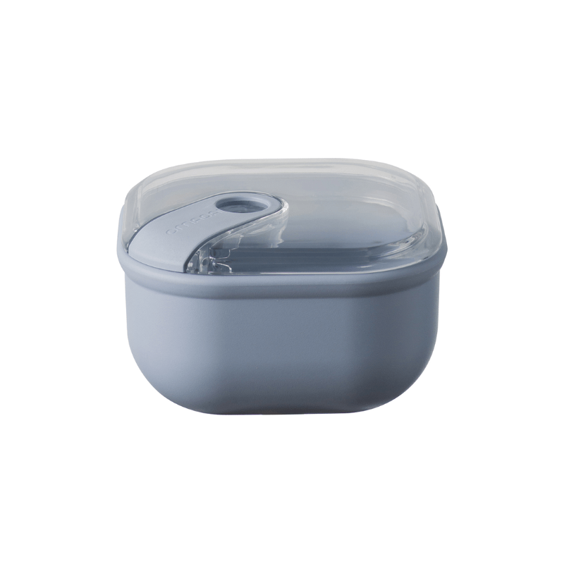 Omada Pull Box Square Container Periwinkle 400ml The Homestore Auckland
