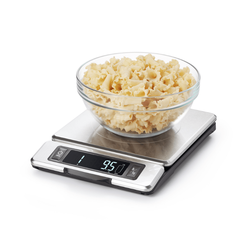 OXO Good Grips Stainless Steel Food Scale With Pull-Out Display 5kg Capacity The Homestore Auckland