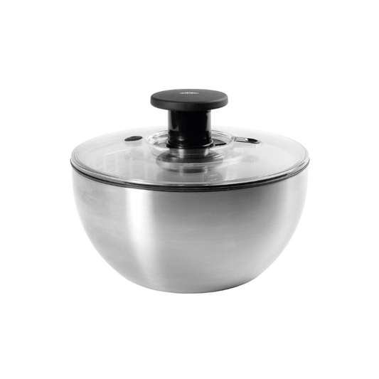 OXO Good Grips Steel Salad Spinner The Homestore Auckland