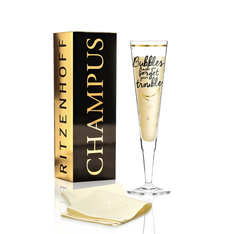 Ritzenhoff Champagne Glass Véronique Jacquart 2017 The Homestore Auckland