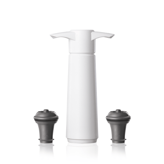Vacu Vin Wine Saver Pump and 2 Stoppers White The Homestore Auckland
