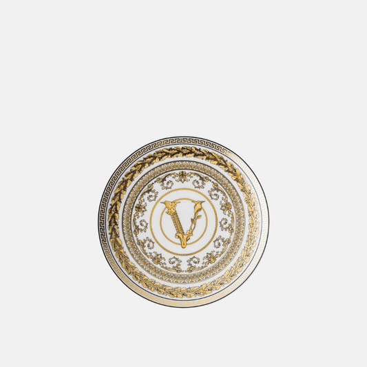 Versace Virtus Gala White Plate 17cm The Homestore Auckland