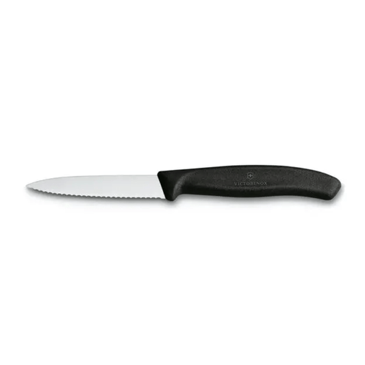 Victorinox Swiss Classic Paring Knife Serrated 8cm Black The Homestore Auckland