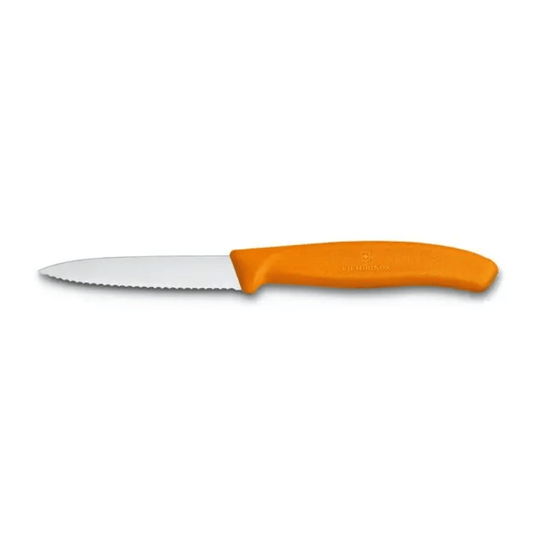 Victorinox Swiss Classic Paring Knife Serrated 8cm Orange The Homestore Auckland