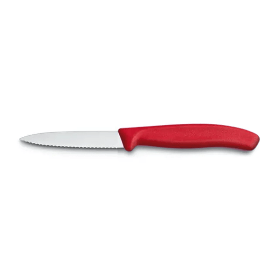 Victorinox Swiss Classic Paring Knife Serrated 8cm Red The Homestore Auckland