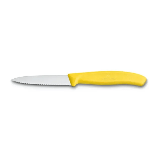 Victorinox Swiss Classic Paring Knife Serrated 8cm Yellow The Homestore Auckland