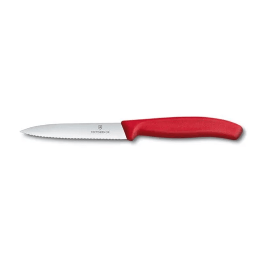 Victorinox Swiss Classic Vegetable Knife Serrated 10cm Red The Homestore Auckland