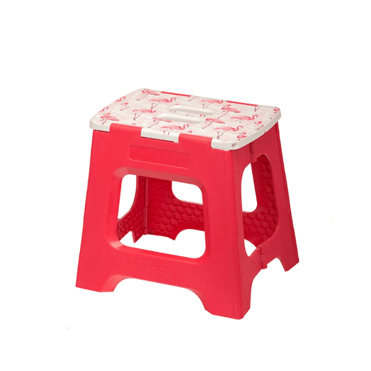 Vigar Compact Flamingo On Top Foldable Stool 32cm The Homestore Auckland