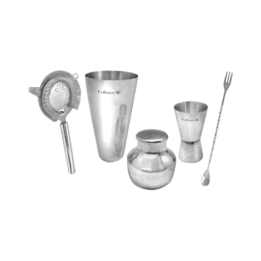 Vin Bouquet Stainless Steel Cocktail Set 4-Piece The Homestore Auckland