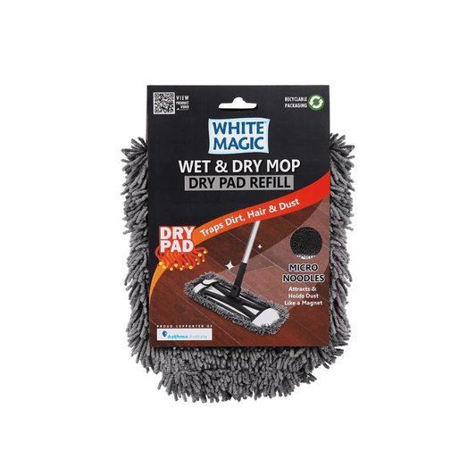 White Magic Wet & Dry Mop Dry Pad Refill The Homestore Auckland