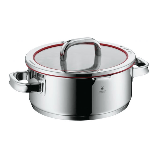 WMF Function 4 Low Casserole 24cm + Lid The Homestore Auckland