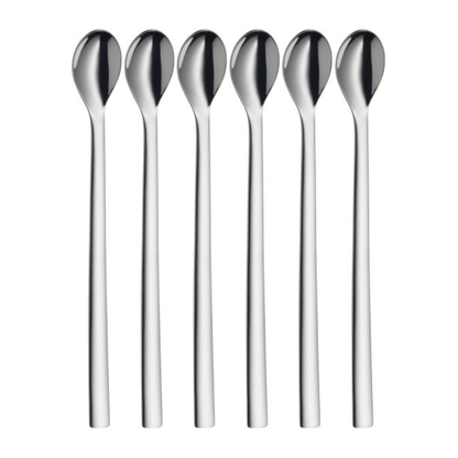 WMF Nuova Long Drink Spoon Set 6-Piece The Homestore Auckland