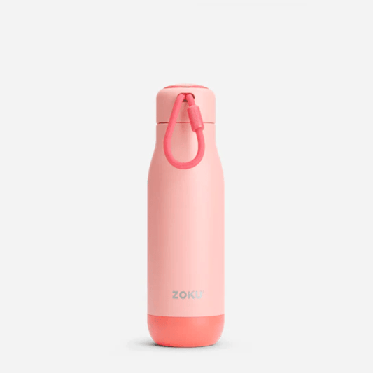 ZOKU Stainless Bottle 500ml Matte Coral The Homestore Auckland