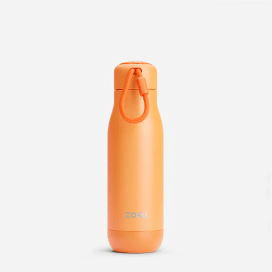 ZOKU Stainless Bottle 500ml Matte Orange The Homestore Auckland