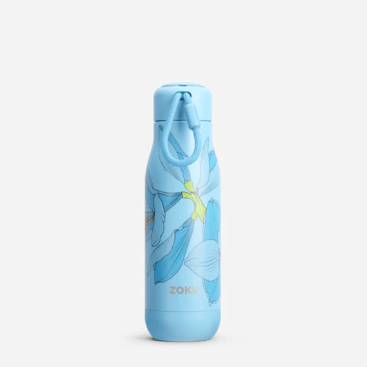 ZOKU Stainless Bottle 500ml Sky Lily Blue The Homestore Auckland
