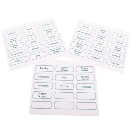 Appetito Herb & Spice Labels 45 Pack The Homestore Auckland