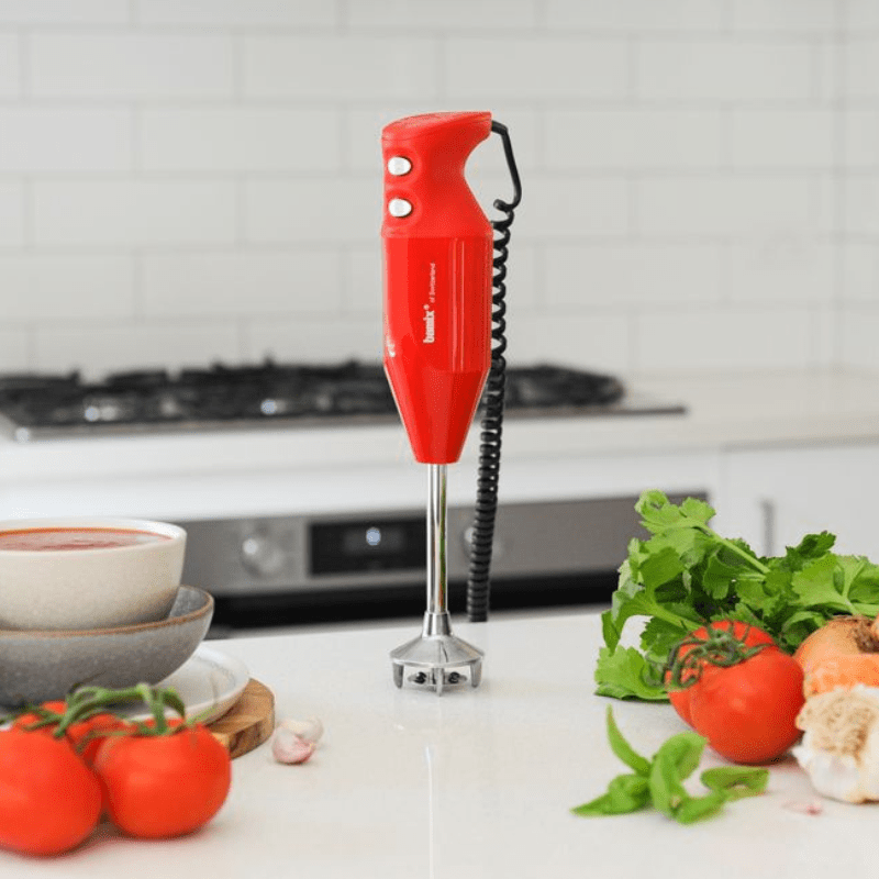 Bamix Mono Immersion Stick Blender 140W Red The Homestore Auckland